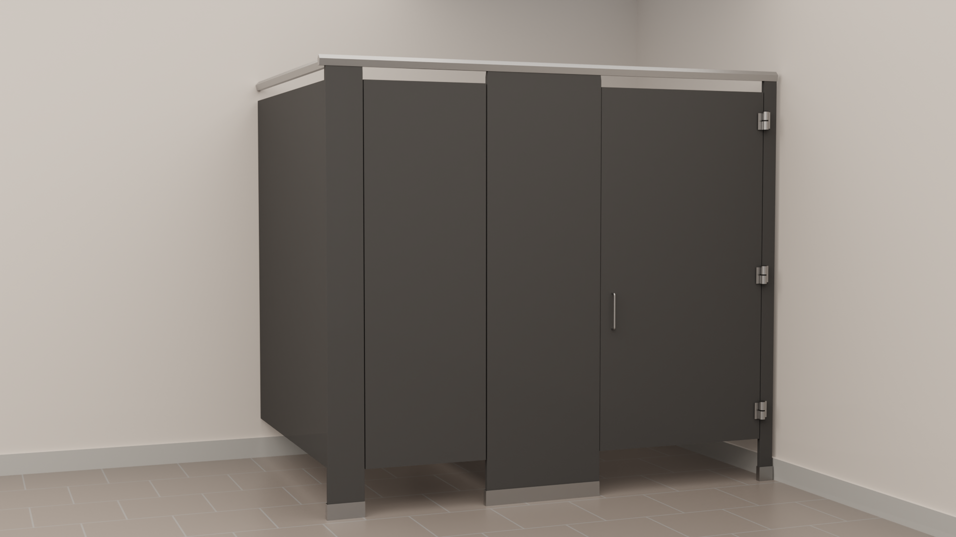Integrated Privacy Plastic Laminate Partition
