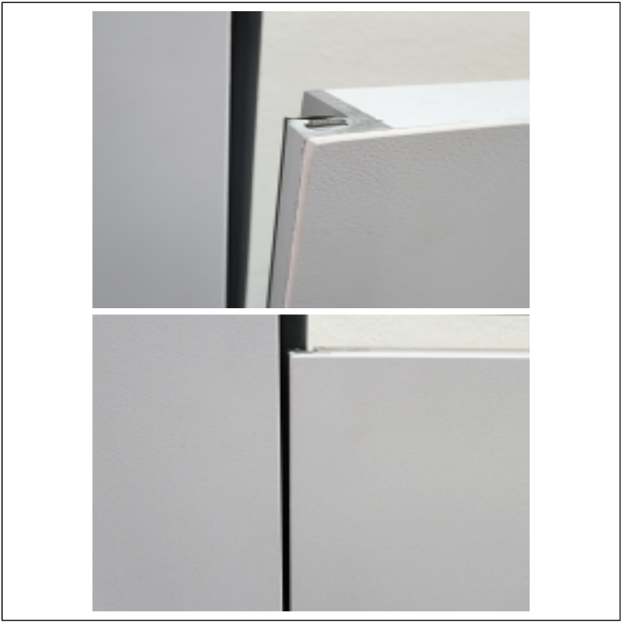 Plastic laminate no sight option